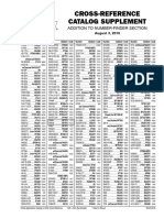 Cross-Reference Catalog Supplement: Addition To Number-Finder Section