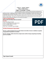 Grade 7 Topic 4 Pacing Life Science 2019.20