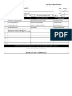 Daqing Petroleum Iraq Branch: Job Safety Analysis (Jsa)