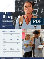 MI Blueprint For Comprehensive Student Recovery