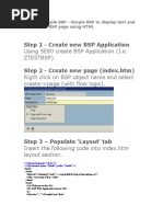 Create A Simple BSP