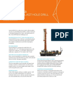 Sandvik Dr412I Rotary / DTH Blast Hole Drill: Technical Specification