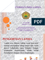 Kecemasan Pada Lansia