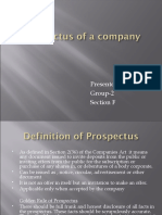 Prospectus of A company-FINAL