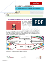 Secundaria: 1. ¡Yo También Cuento!... Y Por Escrito