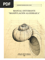 Manual Estudiante "Manipulación Algebraica"