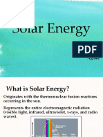 Solar Energy: Presented by Aglaia