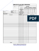 Formato Diagrama de Flujo Del Proceso