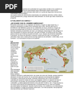 Teorías Del Origen Del Hombre Americano