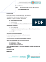 La Gran Inmigración. Documento #08 2020 para Las Maestras y Los Maestros