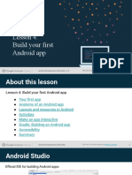 Lesson 4 Build Your First Android App