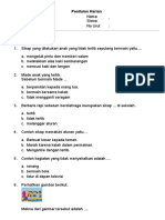 Cetak Soal Kelas 1 Tema 2 Sub Tema 1 GuruZamanNow - Id