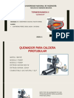 Quemador para Caldera Pirotubular