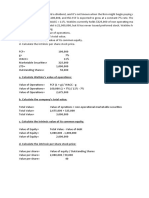 A. Calculate Watkins's Value of Operations