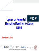 Update On Norne Full Field Simulation Model For IO Center Ntnu