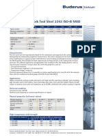 Buderus Hot Work Tool Steel 2343 ISO-B MOD: Characteristics