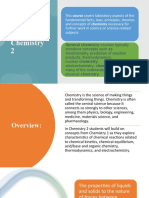 General Chemistry 2 - Introduction of The Subject