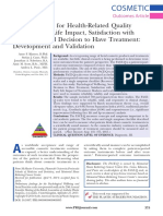 Face Q Scales For Health Related Quality of Life Development and Validation