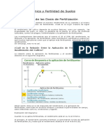 Optimización de Las Dosis de Fertilización