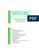 Relaciones de Masa y Reacciones Quimicas