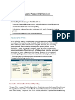 1 Financial Reporting and Accounting Standards: Learning Objectives