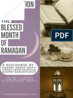 Preparation For Ramadhaan