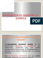 Movimiento Armonico Simple