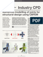 Numerical Modelling of Joints For Structural Design Using CBFEM