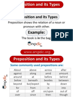 Preposition and Its Types