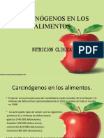 Carcinógenos en Los Alimentos