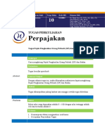 10 - Tugas Menghitung Pajak Penghasilan Orang Pribadi (OP) Dan Badan