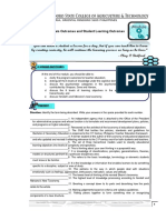 Program Outcomes and Student Learning Outcomes