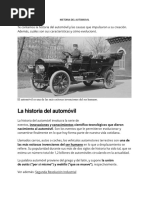 Historia Del Automovil