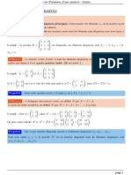 Cours Puissances D Une Matrice Limite