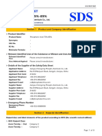 Phosphoric Acid 75%-85%: Safety Data Sheet