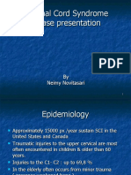 Spinal Cord Syndrome Case Presentation