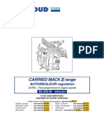 Carried Mack Ii Range: AUTOREGLEUR Regulation