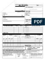 Bill of LADING