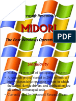 Microsoft Research's: Midori