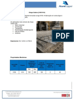 Chapa Xadrez - Info-Tec-Alumi - Alumi3105 - Chapa - Xadrez