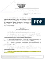 2020 03 23 - Portaria CG 100 - Aquisicao - Cadastro e Porte de Arma de Fogo OK OK