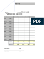 Horario Quincenal Empleados