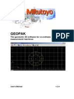 The Most Important Topics of The Program GEOPAK