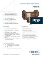 Model B: Thermostatic Control Valves