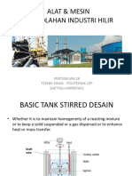 Alat & Mesin Pengolahan Industri Hilir: Pertemuan 2# Teknik Kimia - Politeknik LPP Saptyaji Harnowo