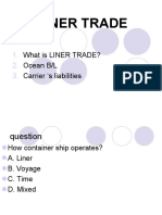 Liner Trade: What Is Liner Trade? Ocean B/L Carrier S Liabilities