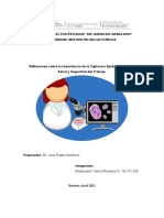 Reflexiones Sobre La Importancia de La Vigilancia Epidemiologica en Salud y Seguridad Del Trabajo