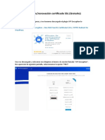 Instalación Certificado SSL (Gratuito)