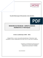 Cours 2021 - Missions Du Réviseur