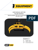 User Manual GMT 050 Felling Grapple Serial Number: 053 Up To and Including 254